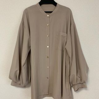 ダブルクローゼット(w closet)のw closet ノーカラーシャツ(シャツ/ブラウス(長袖/七分))