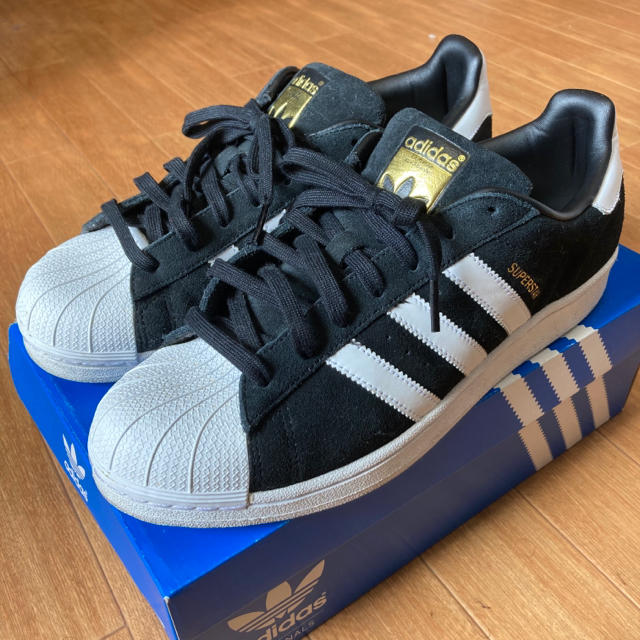 希少完売 スウェード スーパースター adidas superstarアディダススニーカー