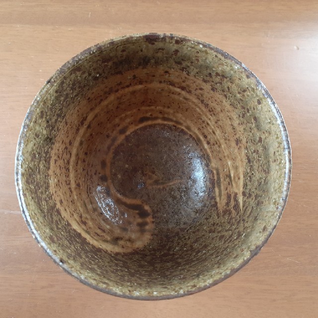 ▼黄瀬戸 五島哲 造 筒茶碗