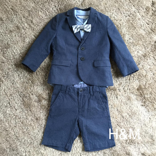 H&M(エイチアンドエム)のH&M 子ども用フォーマルスーツ☆92センチ キッズ/ベビー/マタニティのキッズ服男の子用(90cm~)(ドレス/フォーマル)の商品写真