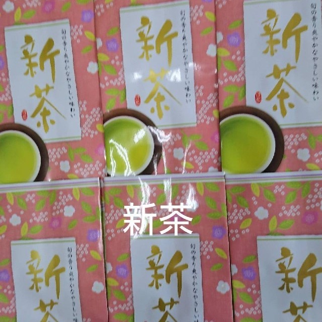 新茶 静岡県産 深蒸し茶 100g6袋 食品/飲料/酒の飲料(茶)の商品写真