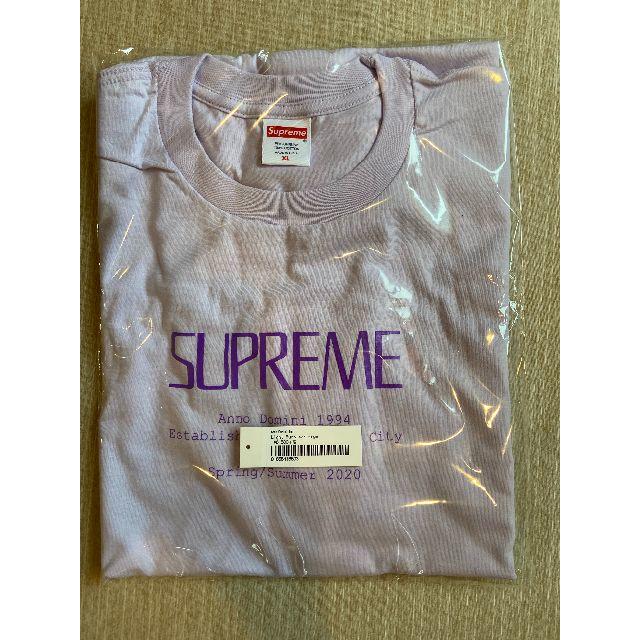 Supreme(シュプリーム)のSupreme Anno Domini Tee Purple XL メンズのトップス(Tシャツ/カットソー(半袖/袖なし))の商品写真