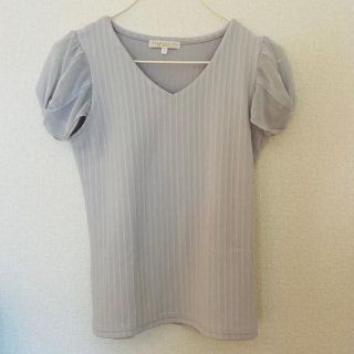 プロポーションボディドレッシング(PROPORTION BODY DRESSING)のライトブルー トップス(カットソー(半袖/袖なし))