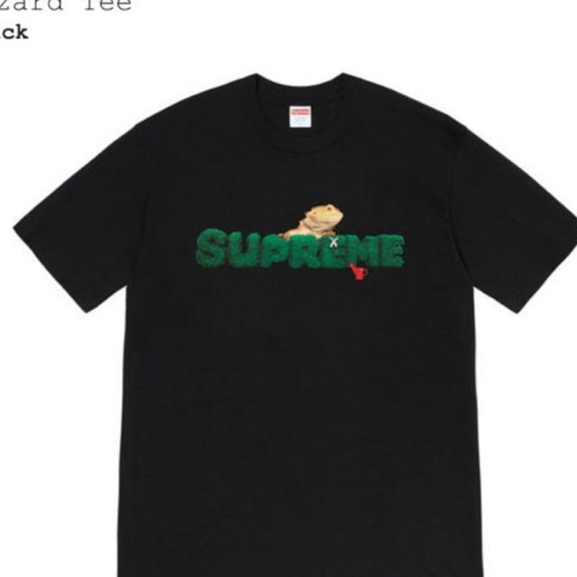 Supreme(シュプリーム)のsupreme lizard 黒 L メンズのトップス(Tシャツ/カットソー(半袖/袖なし))の商品写真