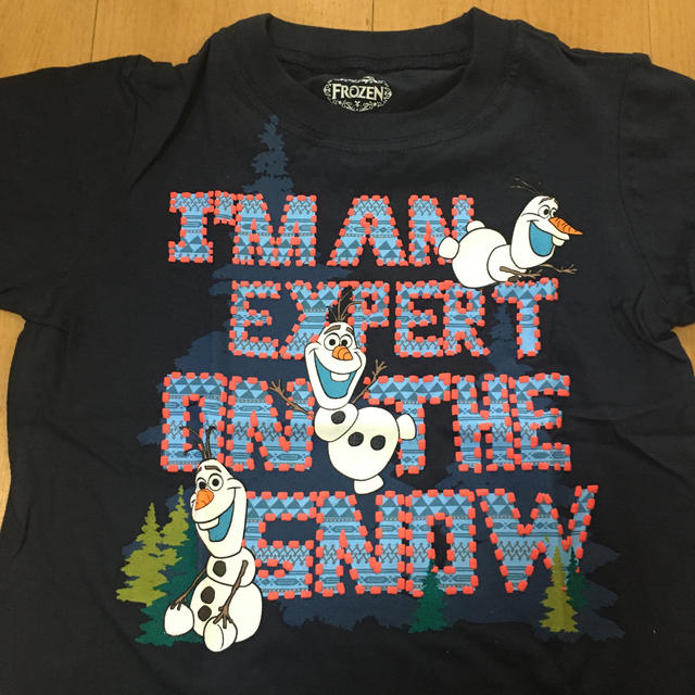 Disney(ディズニー)のラプンツェルさま専用　オラフ　アナと雪の女王　トドラーTシャツ　4T 新品 キッズ/ベビー/マタニティのキッズ服女の子用(90cm~)(Tシャツ/カットソー)の商品写真