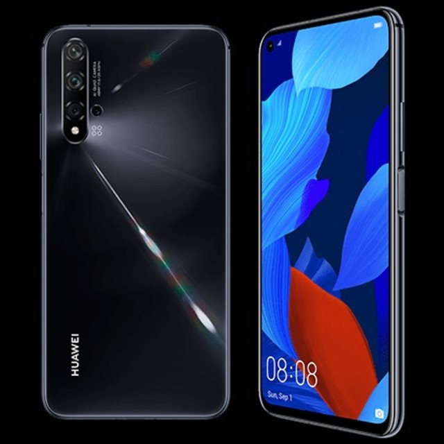 Huawei nova 5t 海外版simフリー ブラック - スマートフォン本体