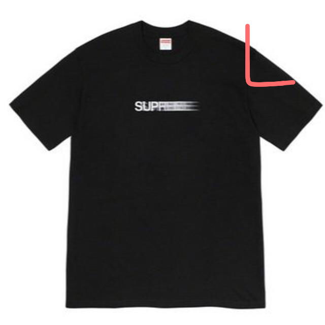 Supreme Motion Logo Tee Black Lトップス