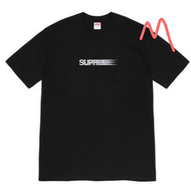 Supreme Motion Logo Tee Black M