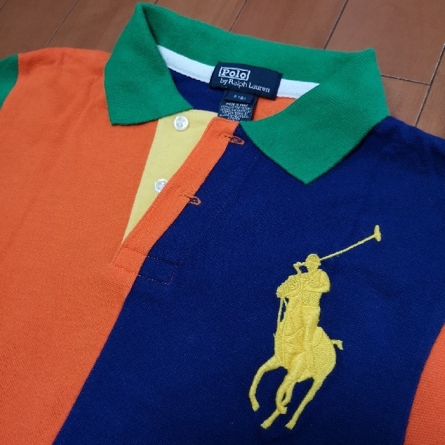 POLO RALPH LAUREN(ポロラルフローレン)のalice様専用　ラルフローレン　ポロシャツ　8T 　美品 キッズ/ベビー/マタニティのキッズ服男の子用(90cm~)(Tシャツ/カットソー)の商品写真