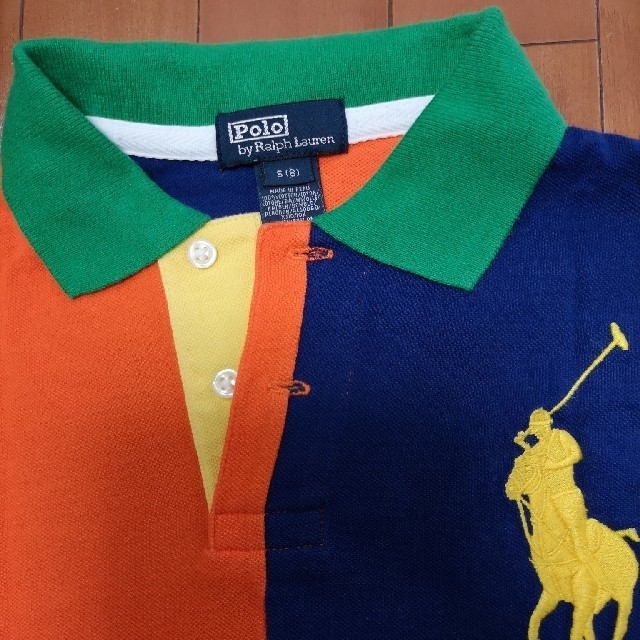 POLO RALPH LAUREN(ポロラルフローレン)のalice様専用　ラルフローレン　ポロシャツ　8T 　美品 キッズ/ベビー/マタニティのキッズ服男の子用(90cm~)(Tシャツ/カットソー)の商品写真