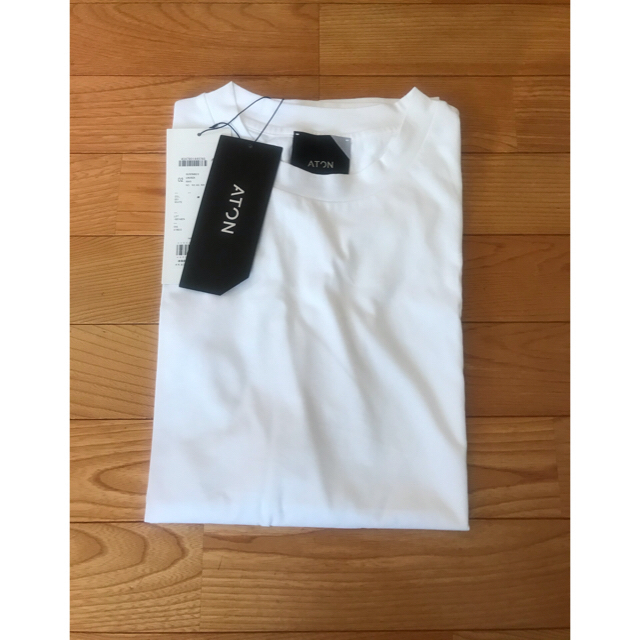 Ron Herman(ロンハーマン)のお値下げATON SUVIN60/オーバーサイズTシャツ (UNISEX) レディースのトップス(Tシャツ(半袖/袖なし))の商品写真