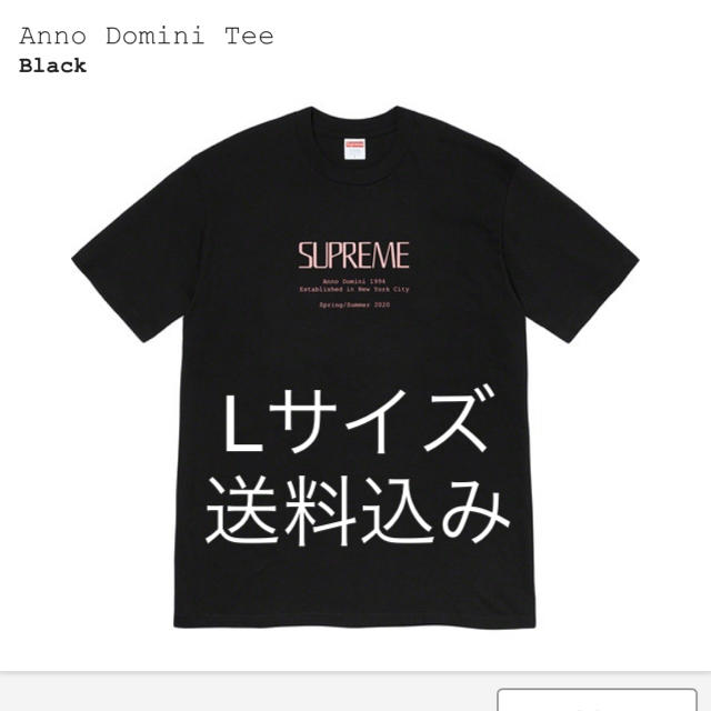 Lサイズ送料込】Supreme anno domini tee ブラック - Tシャツ ...