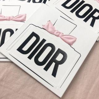 ディオール(Dior)の【非売品】Dior ミスディオール ムエット カード 4枚セット(カード/レター/ラッピング)