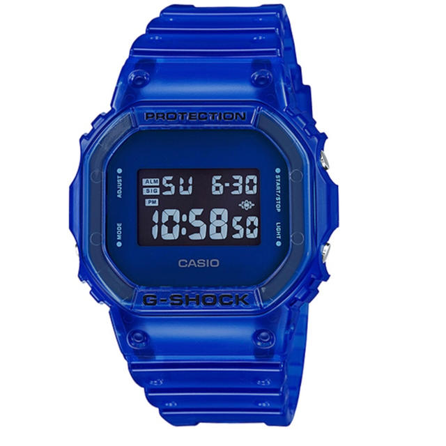 CASIO (カシオ) 腕時計 G-SHOCK(Gショック)スケルトン青