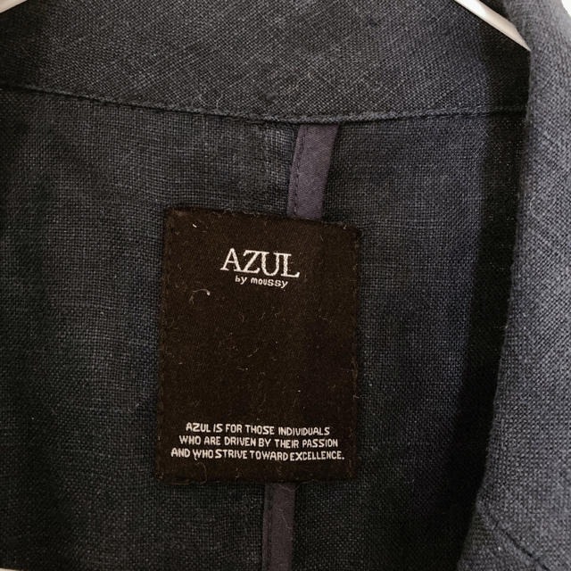 AZUL by moussy(アズールバイマウジー)のAZUL moussy メンズ　麻　シャツ メンズのジャケット/アウター(テーラードジャケット)の商品写真