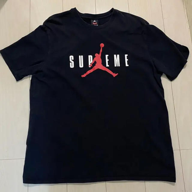 XL 15AW supreme Jordan tee ジョーダン Tシャツ+カットソー(半袖+袖なし)