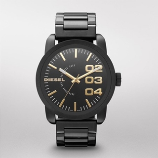 ディーゼル(DIESEL)のDIESEL WATCH BLACK×GOOLD DZ1566(腕時計(アナログ))