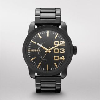 ディーゼル(DIESEL)のDIESEL WATCH BLACK×GOOLD DZ1566(腕時計(アナログ))