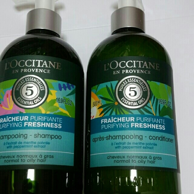 L'OCCITANE(ロクシタン)の＃L’OCCITANEファイブハーブスピァフレｯシュネスシークレットコンプリート コスメ/美容のヘアケア/スタイリング(シャンプー/コンディショナーセット)の商品写真