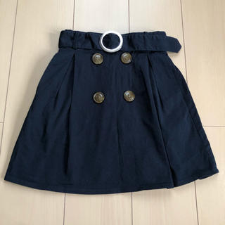 レピピアルマリオ(repipi armario)のレピピアルマリオ　紺　スカート　XS(スカート)