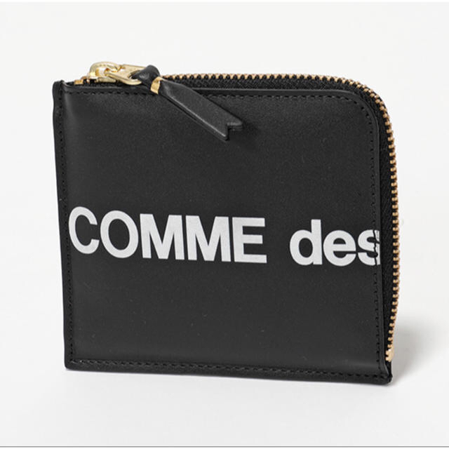 COMME des GARCONS(コムデギャルソン)の新品 コムデギャルソン huge logo 財布 コインケース 黒 メンズのファッション小物(折り財布)の商品写真