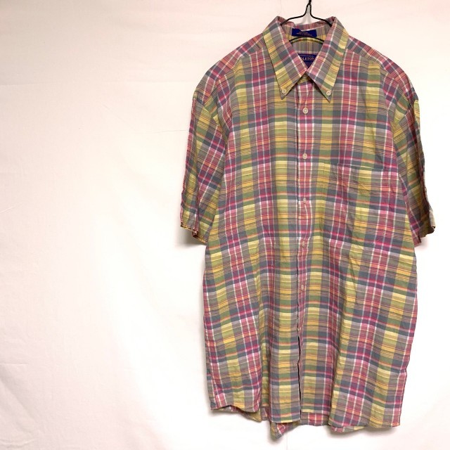 PENDLETON(ペンドルトン)のペンドルトン 半袖シャツ ボタンダウン チェック スプリングカラー コットン メンズのトップス(シャツ)の商品写真