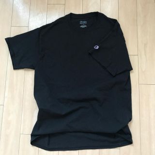 チャンピオン(Champion)のchampion  ロゴTシャツ　黒　(Tシャツ/カットソー(半袖/袖なし))