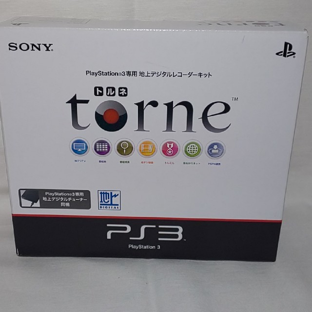 PlayStation3(プレイステーション3)のSONY torne PS3 専用 地上デジタルチューナー トルネ エンタメ/ホビーのゲームソフト/ゲーム機本体(その他)の商品写真