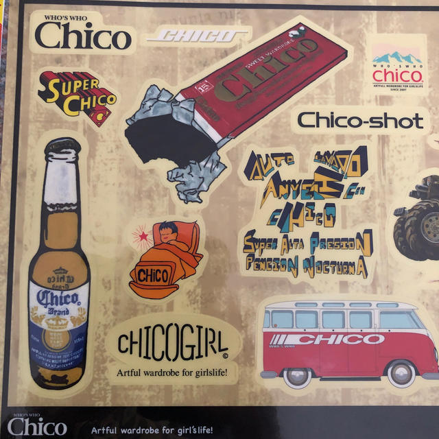 who's who Chico(フーズフーチコ)のノベルティ シール エンタメ/ホビーのコレクション(ノベルティグッズ)の商品写真