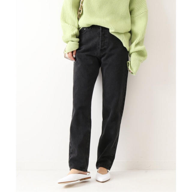 国内外の人気! - Span & Spick 5 ★黒 DENIM★スピックアンドスパン★デニム GIRLY-LINE 1/2 デニム+ジーンズ 国内外の人気! - Span & Spick 5 ★黒 DENIM★スピックアンドスパン★デニム GIRLY-LINE 1/2 デニム+ジーンズ