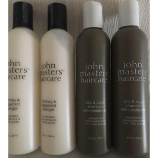 ジョンマスターオーガニック(John Masters Organics)のジョンマスターオーガニック　シャンプー&コンディショナー　4本　ローズジン(シャンプー/コンディショナーセット)