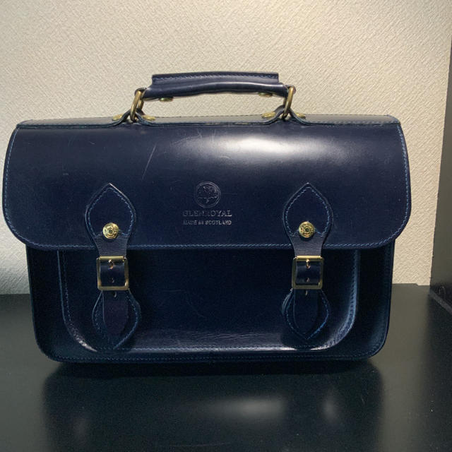 GLENROYAL STCHEL BAG DARK BLUE 13ショルダーバッグ