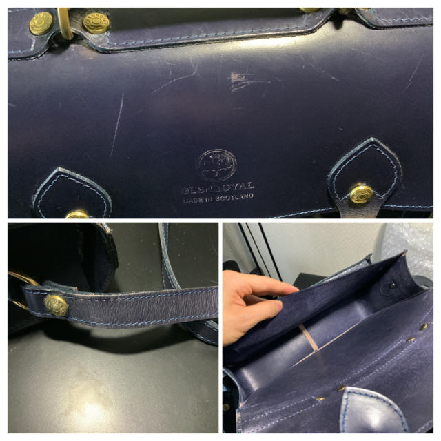 GLENROYAL(グレンロイヤル)のGLENROYAL STCHEL BAG DARK BLUE 13 メンズのバッグ(ショルダーバッグ)の商品写真