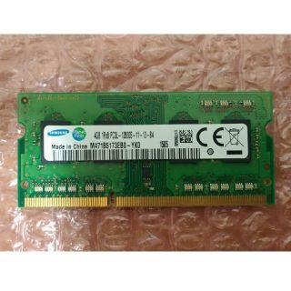 サムスン(SAMSUNG)のSAMSUNG DDR3L 12800S 4GB(PCパーツ)