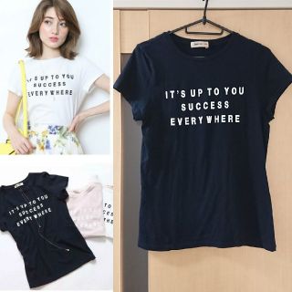 アプワイザーリッシェ(Apuweiser-riche)の★アプワイザーリッシェ★ノベルティ★ロゴＴシャツ★ネイビー★(Tシャツ(半袖/袖なし))