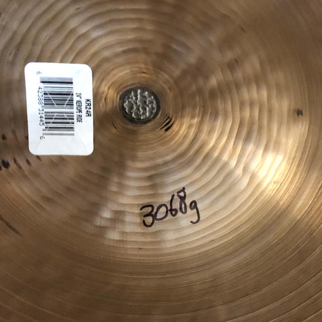 ジルジャン　Zildjian K KEROPE 24インチ　3068g 楽器のドラム(シンバル)の商品写真