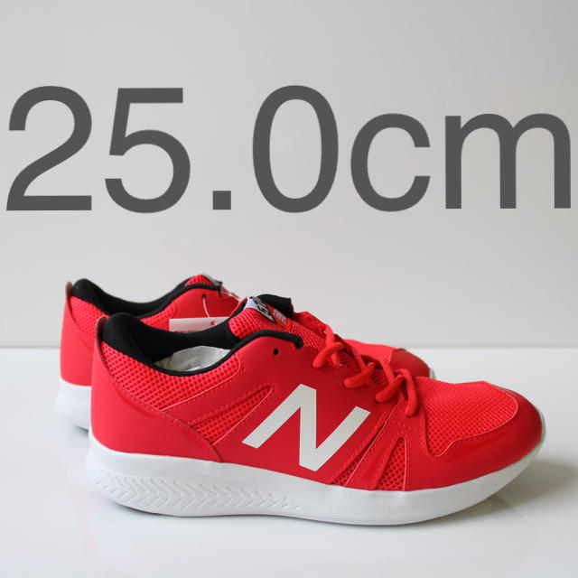 New Balance(ニューバランス)の新品　ニューバランス　YK570  OR レッド　25.0cm レディースの靴/シューズ(スニーカー)の商品写真