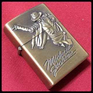 マイケルジャクソン  Ａ zippo型 オイルライター 新品・未使用(タバコグッズ)