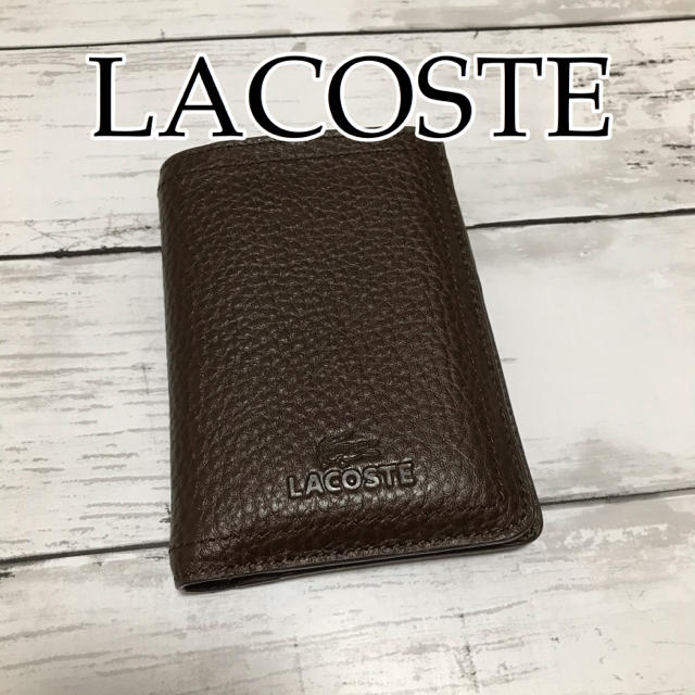 LACOSTE(ラコステ)のラコステ　レザーカードケース　LACOSTE メンズのファッション小物(折り財布)の商品写真