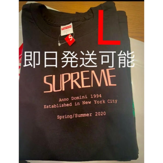 Supreme - Lサイズ Supreme Anno Domini Tee Black ブラックの通販 by ...