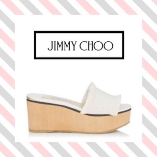 ジミーチュウ(JIMMY CHOO)の【新品未使用】JIMMY CHOO ウェッジソールサンダル(サンダル)