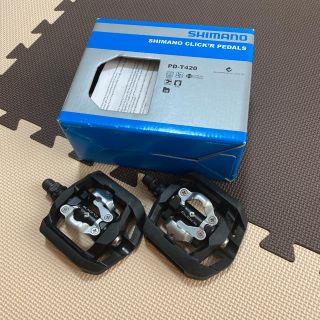 シマノ(SHIMANO)のロードバイク　シマノ　SPDペダル　クリート付き(パーツ)