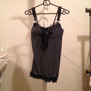 新品タグ付き♡黒キャミソール(キャミソール)