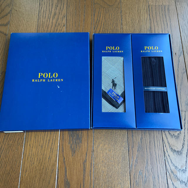 POLO RALPH LAUREN(ポロラルフローレン)のポロラルフローレン　メンズ　ソックス&ハンカチセット メンズのレッグウェア(ソックス)の商品写真