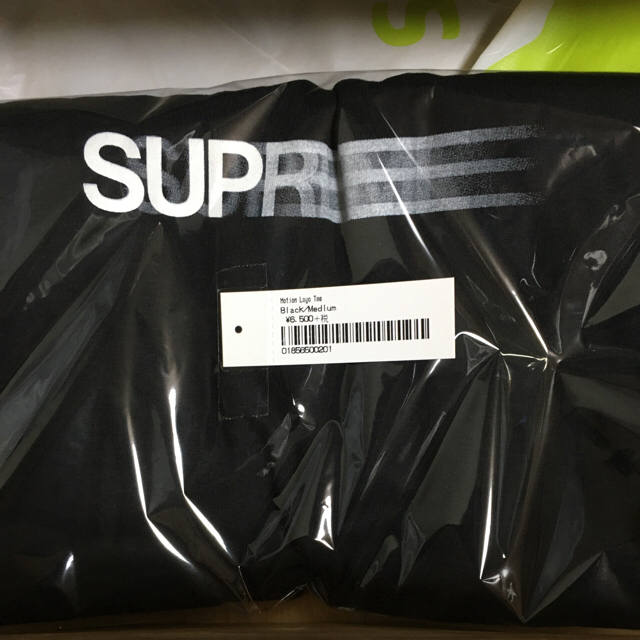 Supreme(シュプリーム)のsupreme motion logo tee black size M メンズのトップス(Tシャツ/カットソー(半袖/袖なし))の商品写真