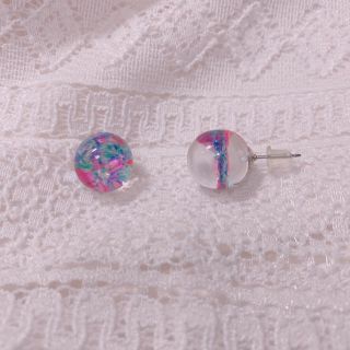 ビー玉ピアス(ピアス)