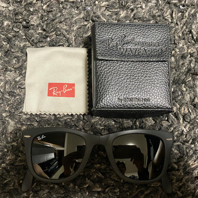 海外花系 レイバン Ray-Ban サングラス 折り畳み 折りたたみ ウェイファーラー 通販 ☆☆ Ray-Ban サングラス折りたたみ ウェイファーラー WAYFARER