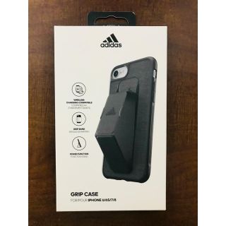 アディダス(adidas)のiPhone/8/7/6s/6 Grip Case (black)(iPhoneケース)