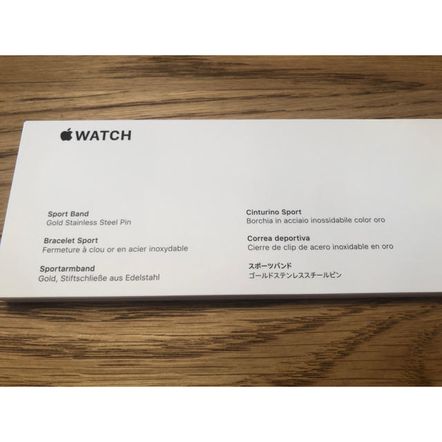 Apple Watch(アップルウォッチ)のapple watch ストーン スポーツバンド  38 40mm 用 スマホ/家電/カメラのスマホ/家電/カメラ その他(その他)の商品写真