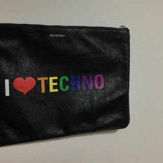 バレンシアガ(Balenciaga)のBALENCIAGA クラッチバッグ I LOVE TECHNO(セカンドバッグ/クラッチバッグ)